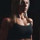 Lesbian Fitness Freak with Sporty Body in Columbus